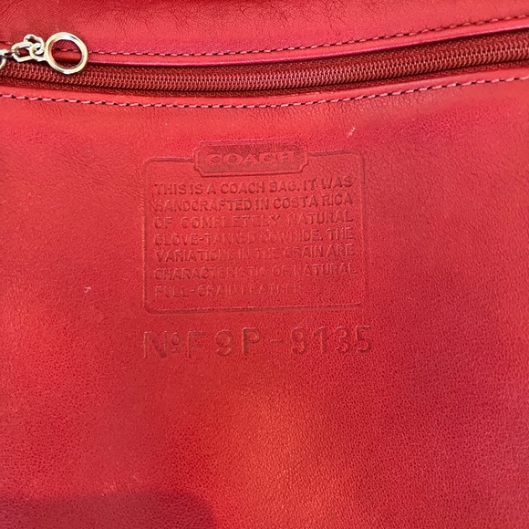 Vintage Coach Red Shoulder Bag - Picture 6 of 8